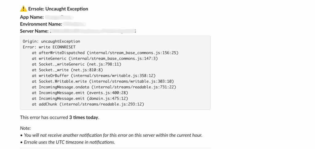 Slack Alerts with Errsole